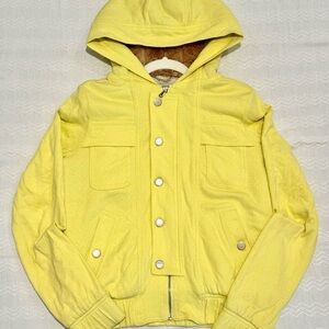 Marc By Marc Jacobs Yellow Hooded Jacket